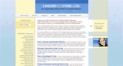 Desktop Screenshot of 24hoursmedstore.com